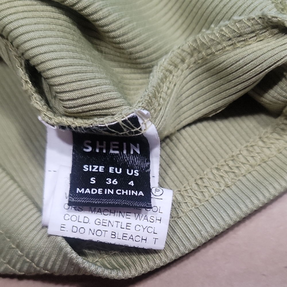 Shein Size S (4) Unity Color Block Ribbed Knit Tank Top, Short/Cropped.  2 For 1 - Picture 13 of 15
